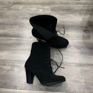 new white mt. booties